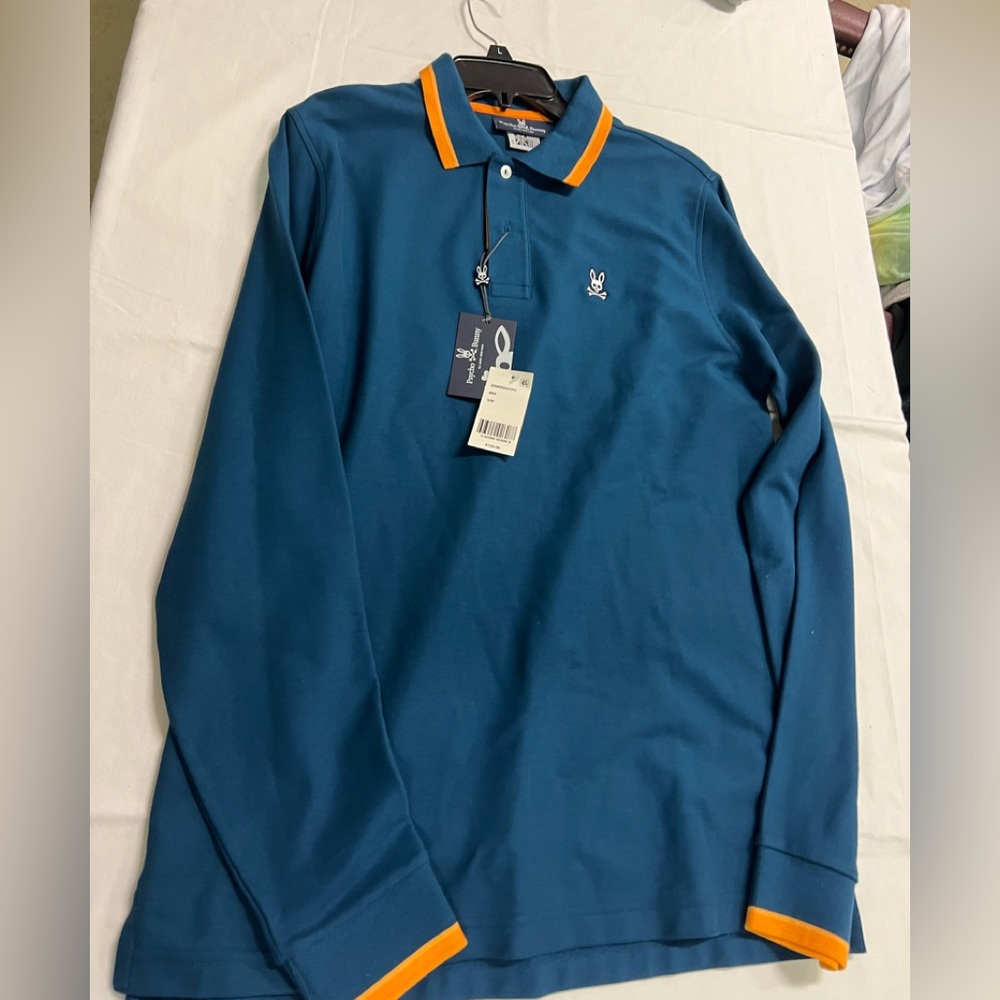 Navy long sleeve psycho bunny